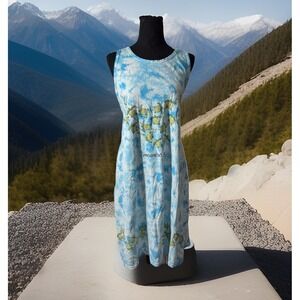 Y2K Ladies Summer Butterfly Loose Fit Sleeveless‎ Top Tie Dye Maternity Dress